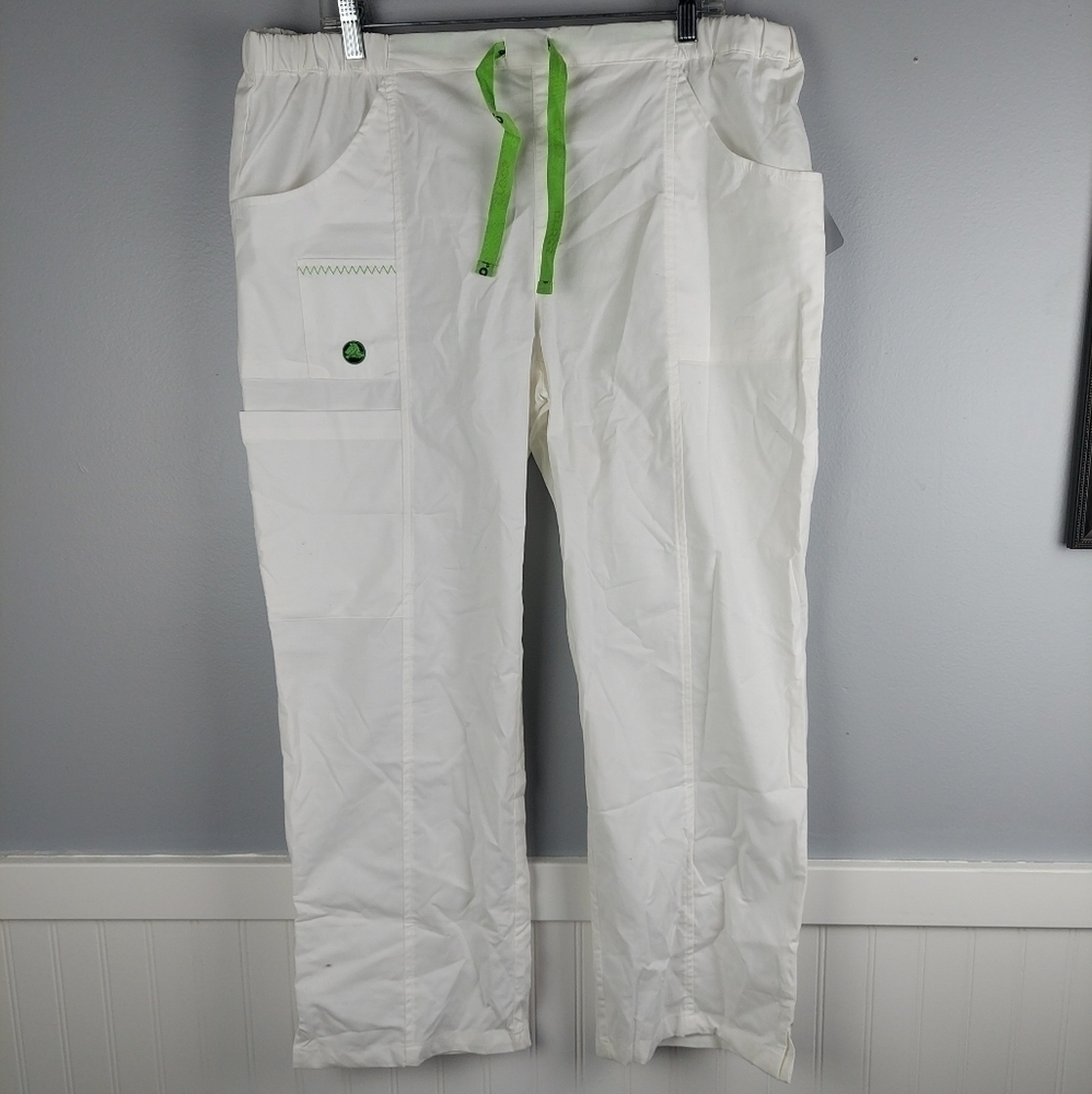 NWT Crocs Scrubs Pants size XLP, white
